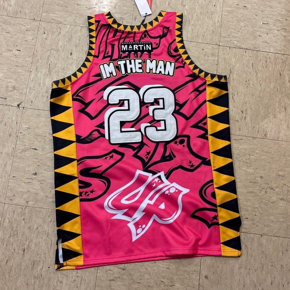 Streetwear Basketball Jersey – Martin “I’M THE MAN” - Picture 2 of 5